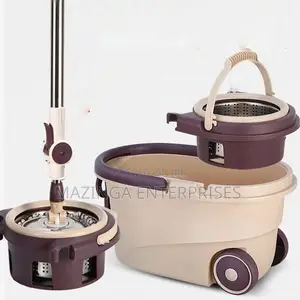 360° Rotating Detachable Dual Drive Spin Mop Bucket