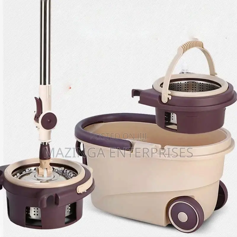 360° Rotating Detachable Dual Drive Spin Mop Bucket