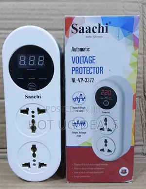 Saachi Protector With Display of Input and Output Voltage