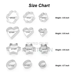 Metalic Cookie Cutters