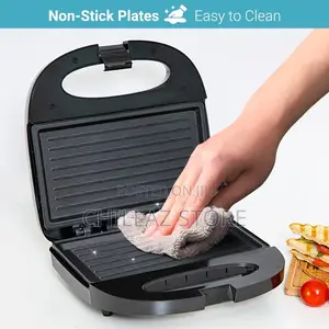Geepas GGM6001, 2 Slice Sandwich Grill Maker