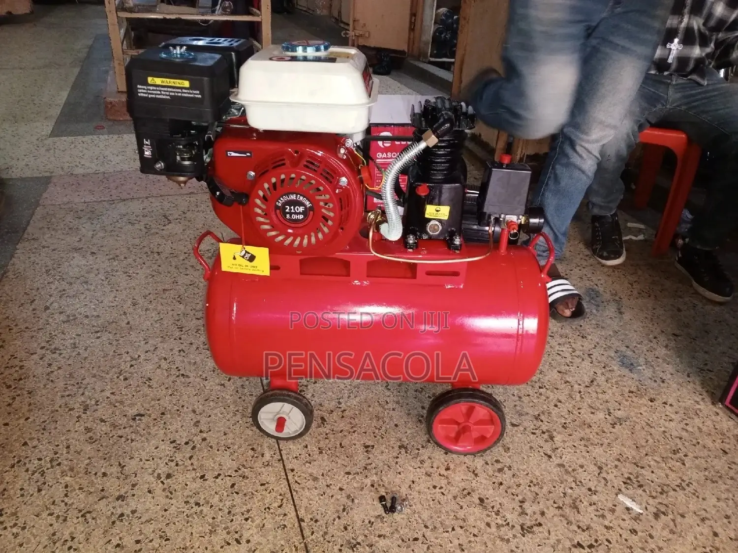 50 Liters Air Compressor Belt Petrol