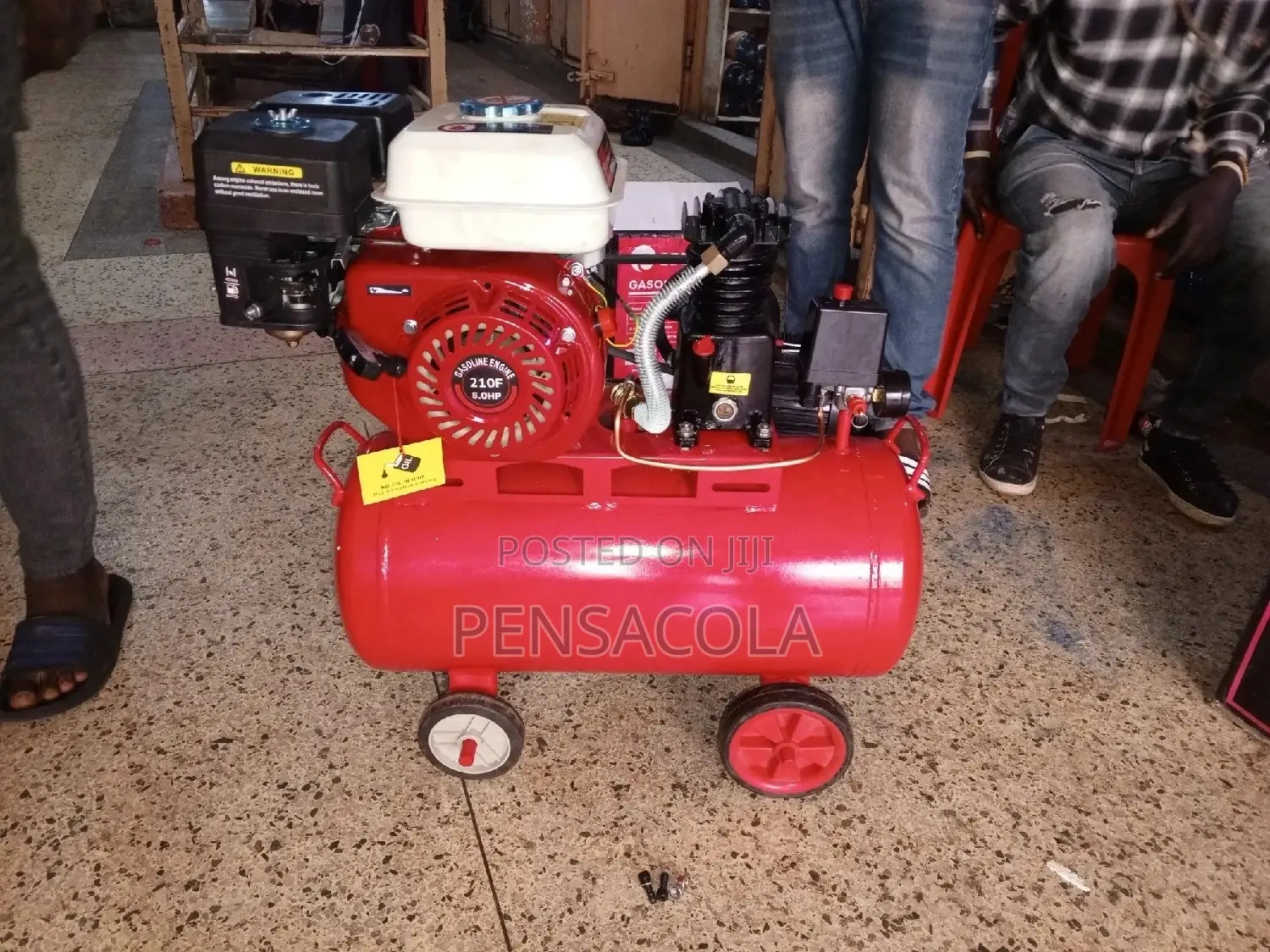 50 Liters Air Compressor Belt Petrol