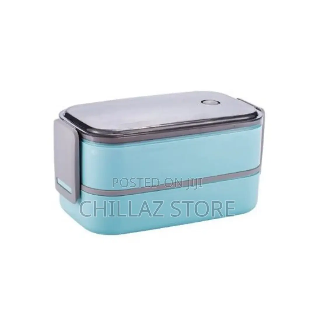 -Layer Food Lunch Box, Leakproof Container,Microwave Safe,