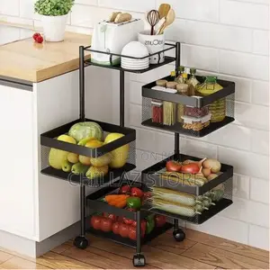 4 Tier Kitchen, Bedroom, Bathroom Storage Rack