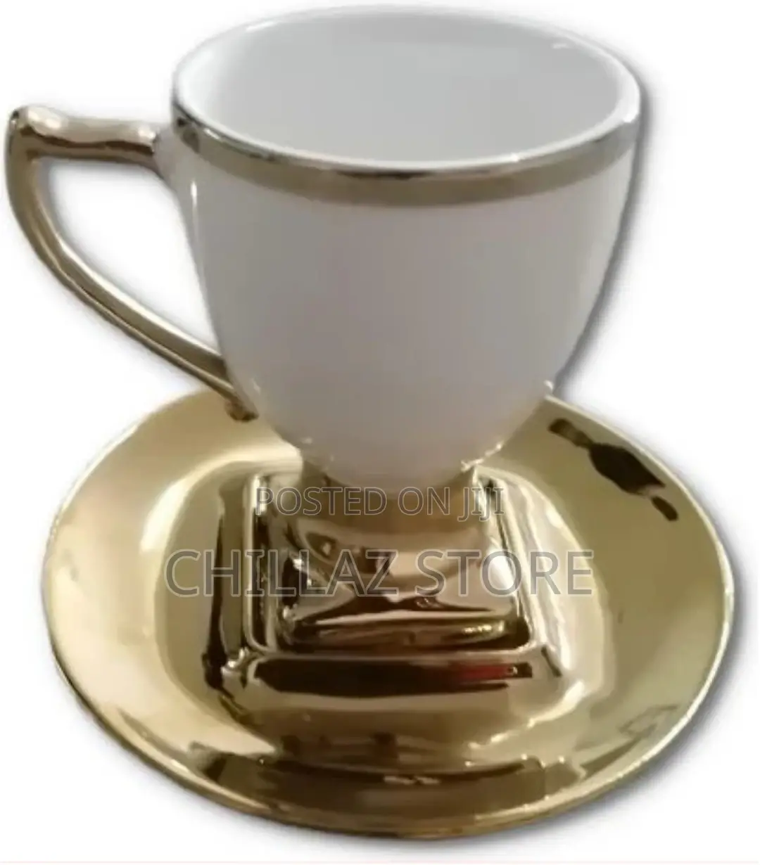 6 Pc Tea Coffee Mugs Cups, Teapot Gift Set