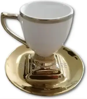 6 Pc Tea Coffee Mugs Cups, Teapot Gift Set