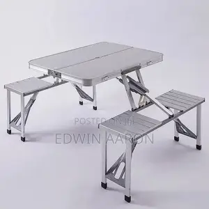Foldable Aluminium Picnic Table With Chairs