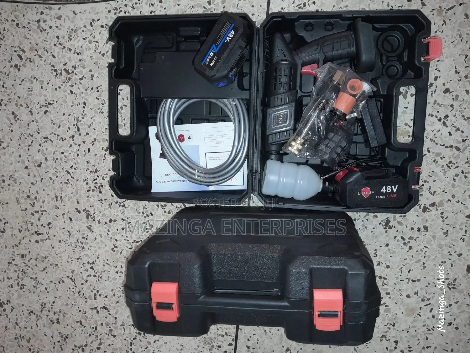Rechargeable Car Washer(2batteries 1 Extra)
