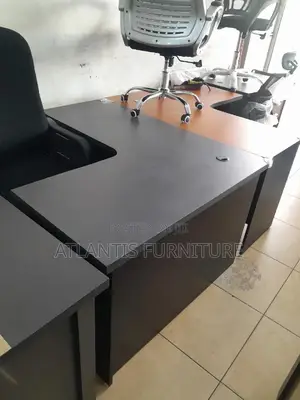 Grey L Shape Desk