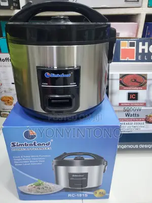 2.2L Simbaland Automatic Rice Cooker With 2 Yrs Warranty