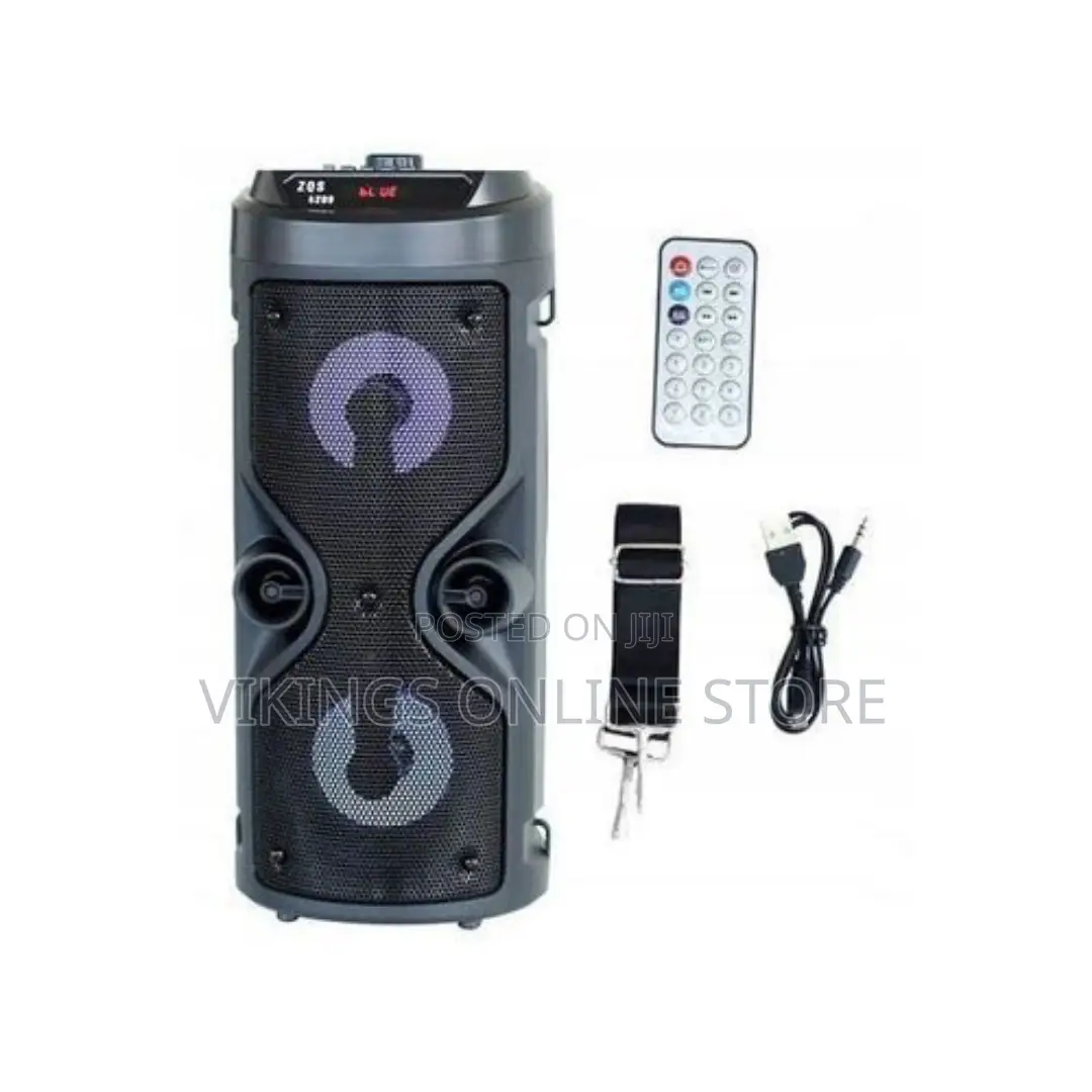 Party Bass Bluetooth Speaker With in-Built Microphone Black