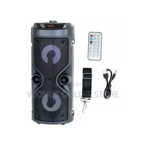 Party Bass Bluetooth Speaker With in-Built Microphone Black