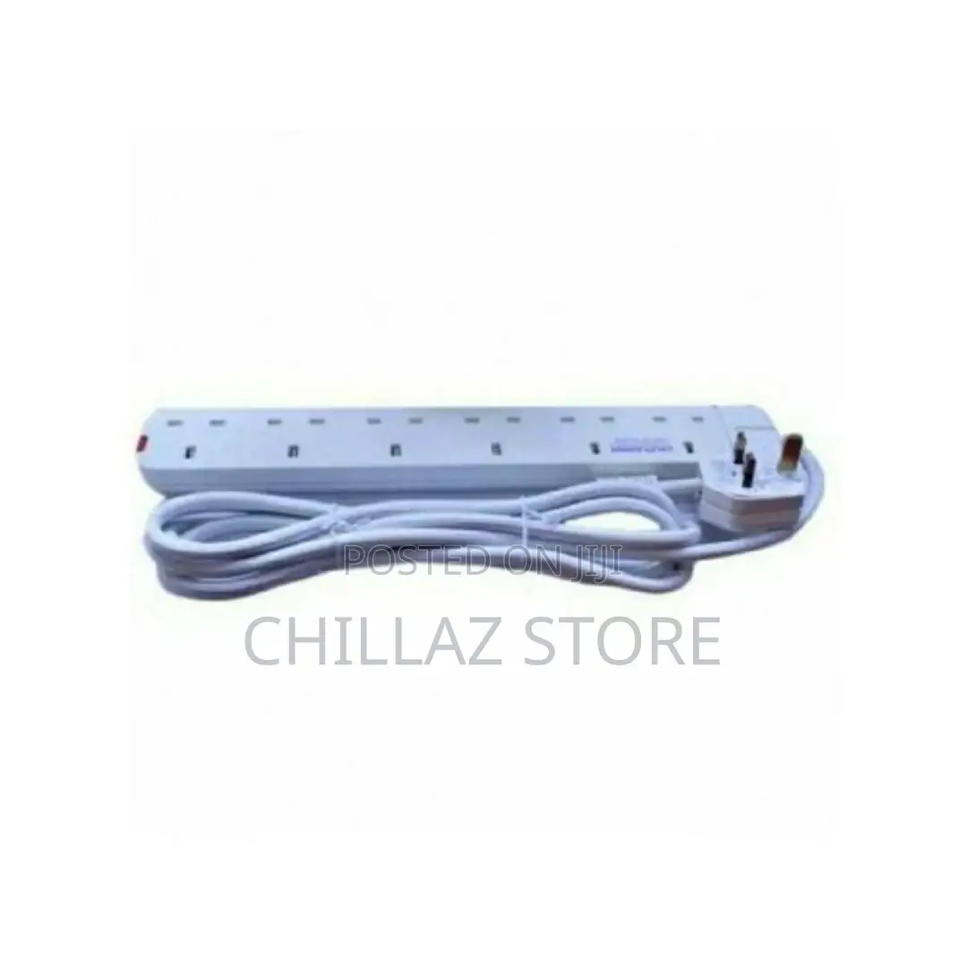 Power King 6 Ways Power King Extension Cable- 3 Meter