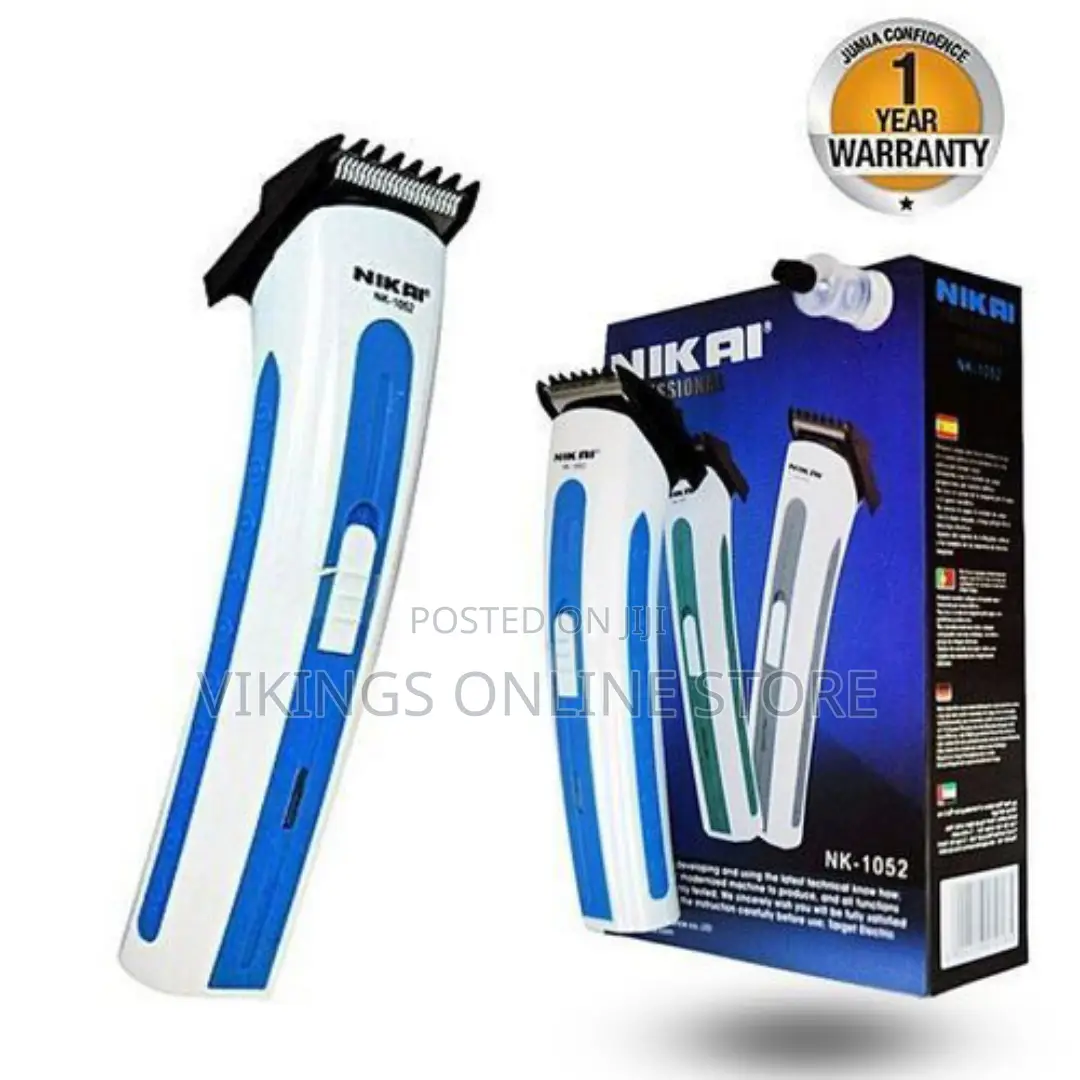 Nikai Rechargeable Electric Shaver - Blue, White