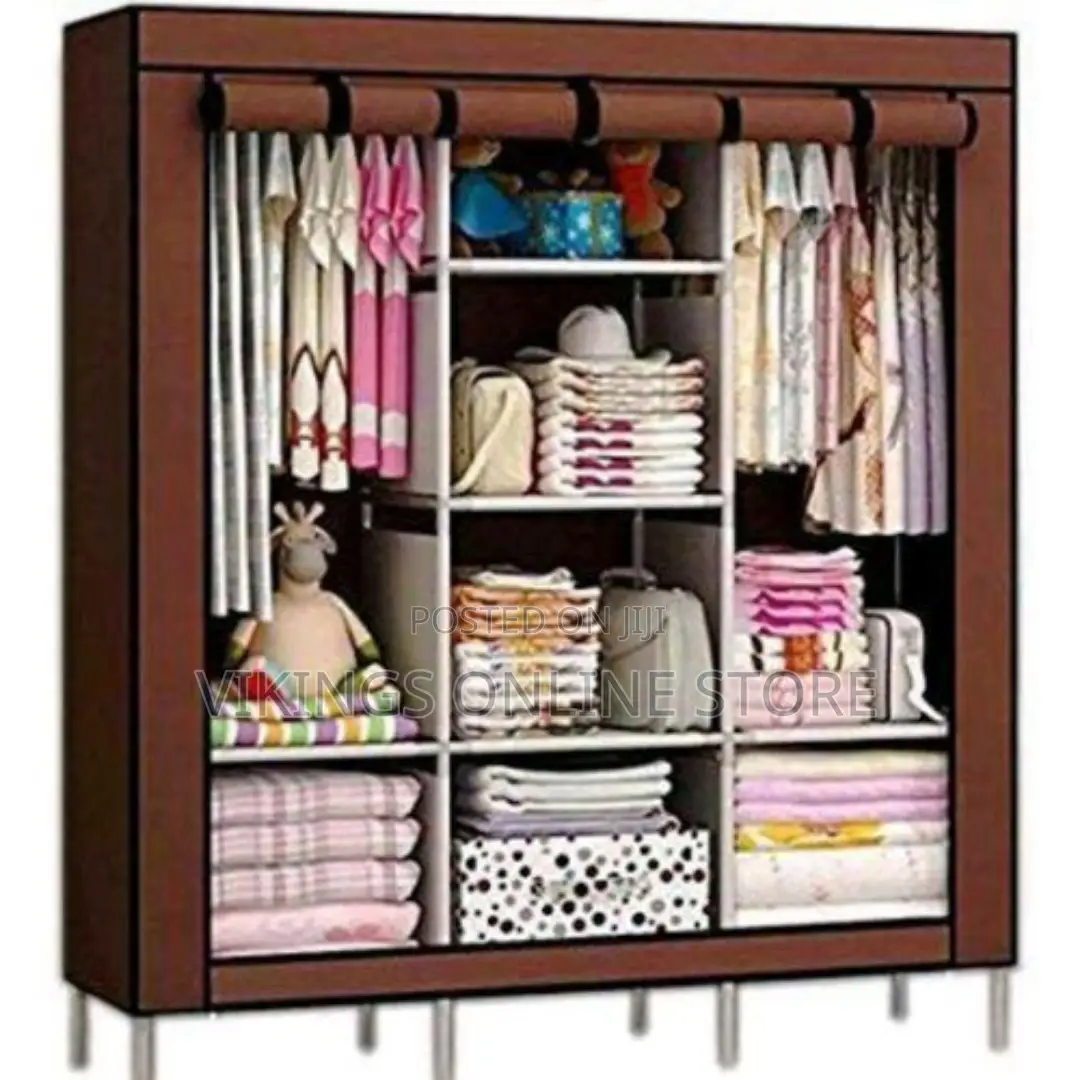 Portable Wardrobe - Maroon or Purple