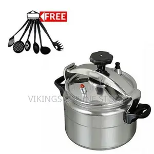 5 Litres Pressure Cooker and FREE Non Stick Serving Utensils