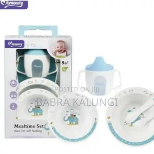 Momeasy Mealtime Feeding Set _ Blue