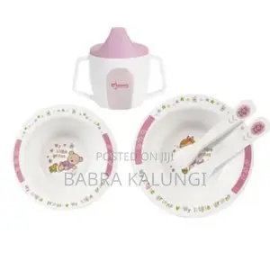 Momeasy Baby Mealtime Feeding Set _ Pink