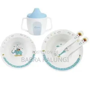 Momeasy Baby Mealtime Feeding Set _ Blue