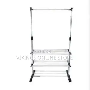 Other Shoe Rack Holding With Cloth Support - Silver