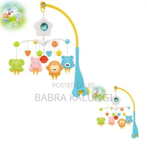 Baby Crib Mobile Bed Bell With Projector and Relaxing Music