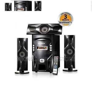 Djack Strong Bass Bluetooth Speaker Home Woofers Black