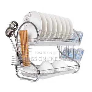 White Label Dish Rack Drainer for Utensils Cutlery -