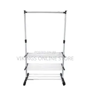 Cloth Shoe Rack - Black,White