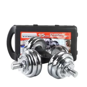 Chrome Dumbells 15kg Set
