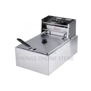 6 Litre Commercial Deep Fryer - Silver
