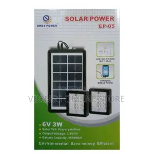 EASY POWER Mini Solar Lighting System With 2 Lights -