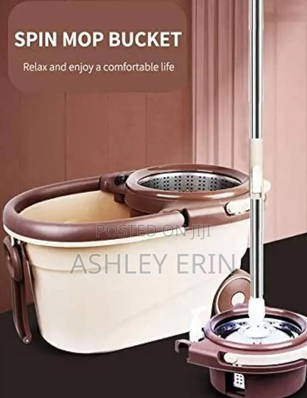 Spin Mop Bucket Set/ Wheels Spin Head Mopper