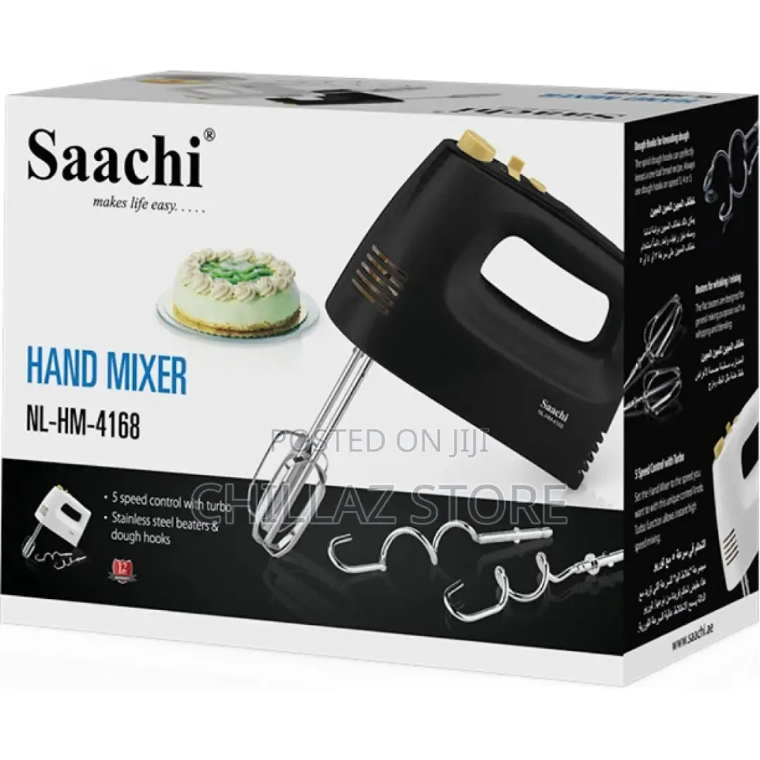 Saachi 5-Speed Hand Mixer 250W,