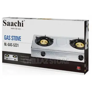 Saachi Double Burner Gas Stove NL-GAS-5221-ST