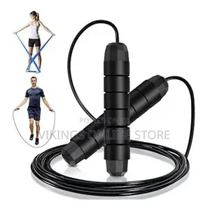 Firm Grip Skipping Rope - Black