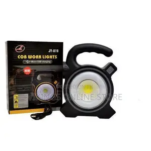 Rechargeable Emergency Led Lamp With Solar-Black