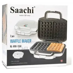 Saachi 2pcs-Square Waffle Maker,