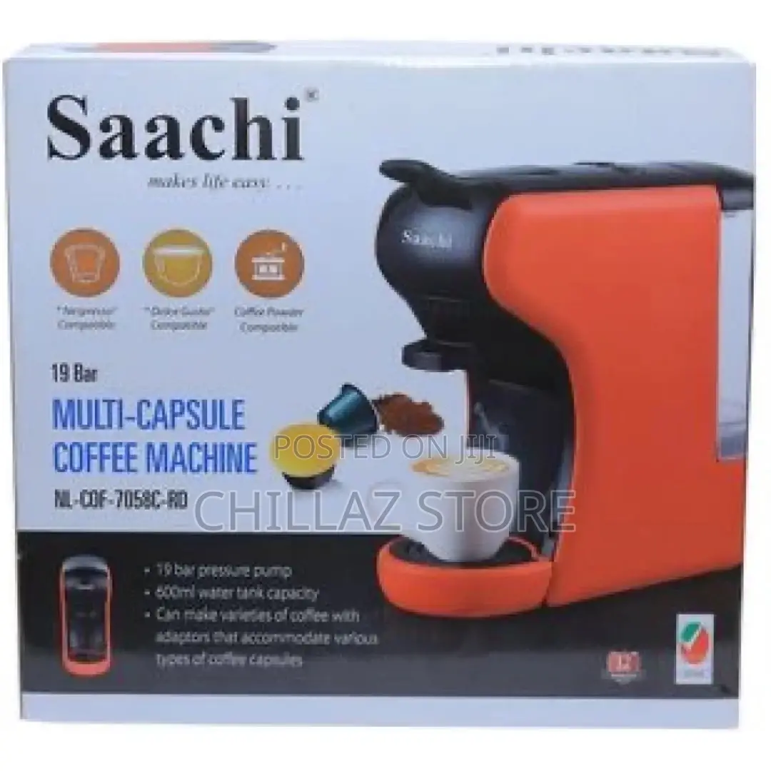 Saachi 19 Banl-Cof Multi-Capsule Coffee Maker –