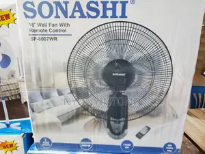Sonashi 16" Wall Fan With Remote Control 2 Years Warranty.