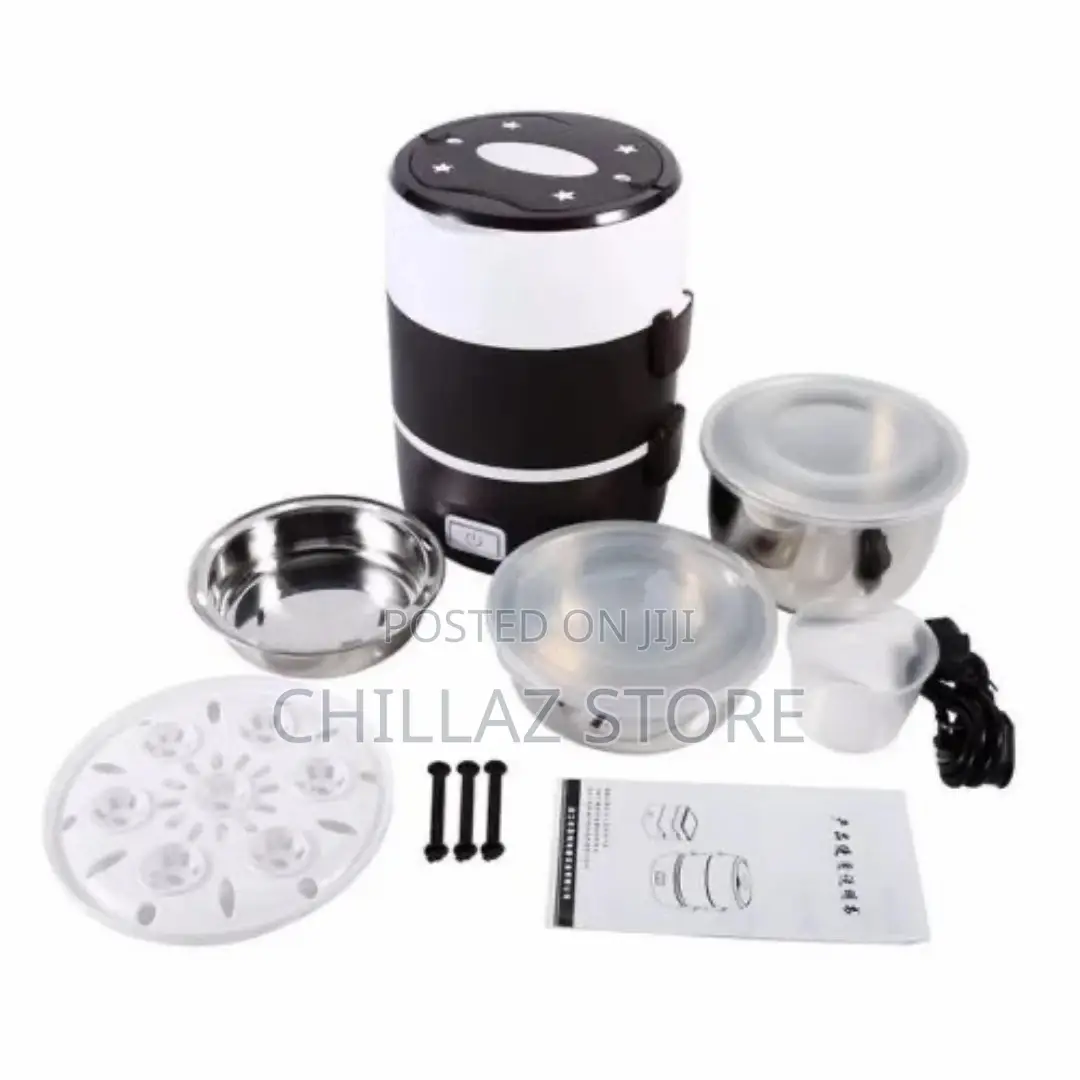 3 Layer 2litre Portable Electric Food Lunch Box Storage