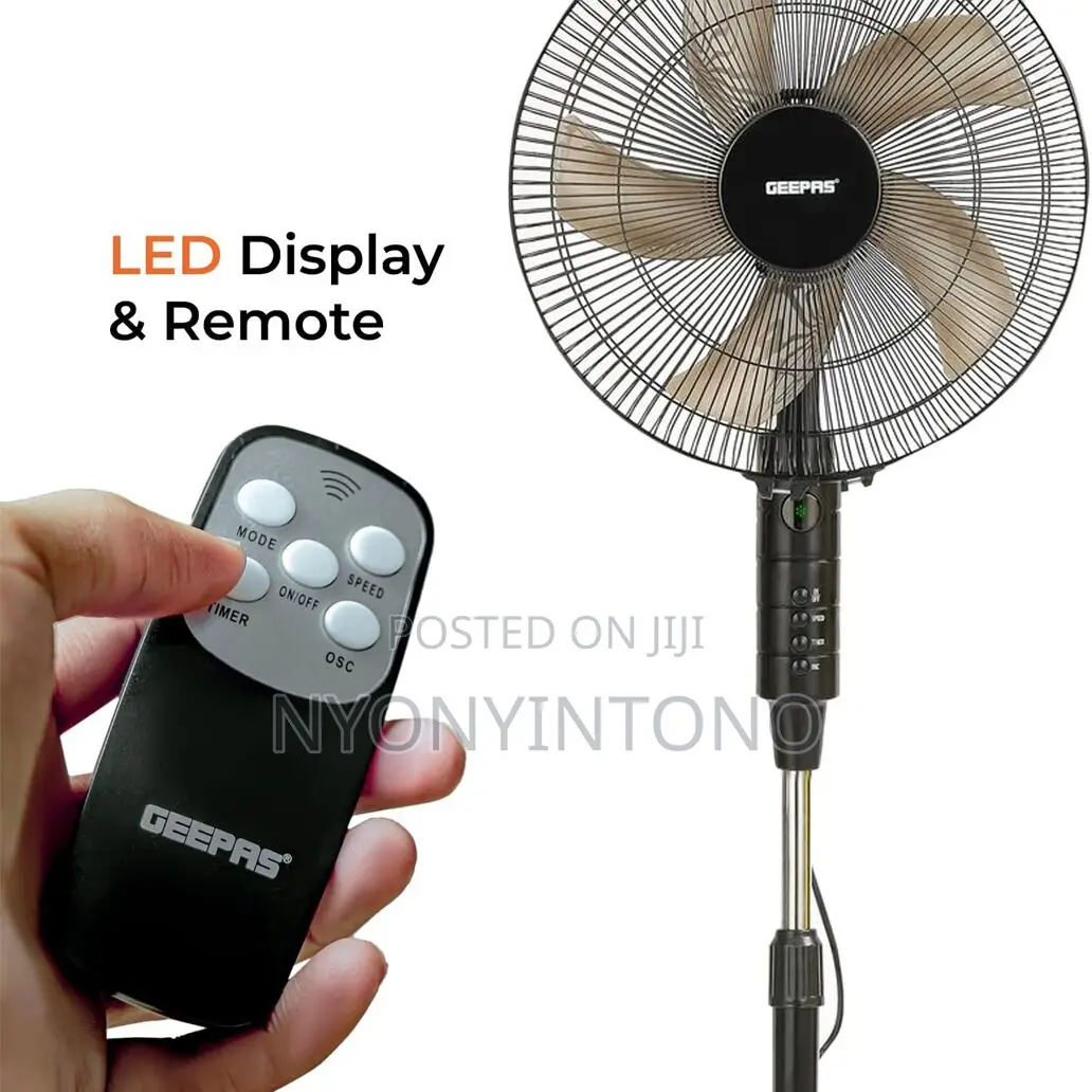 Geepas High Quality Stand Fan With Remote Control
