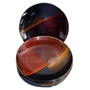 6 Pieces Partial Brown Side Plates