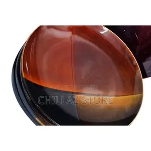 6 Pieces Partial Brown Side Plates