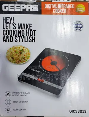 Geepas High Quality Digital Infrared Cooker With 2yrs Warant