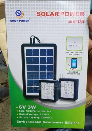 Mini Solar Lighting System With 2 Lights