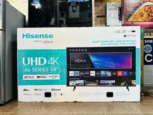 Hisense 58inch UHD Smart Tv New Model With Apple Airplay