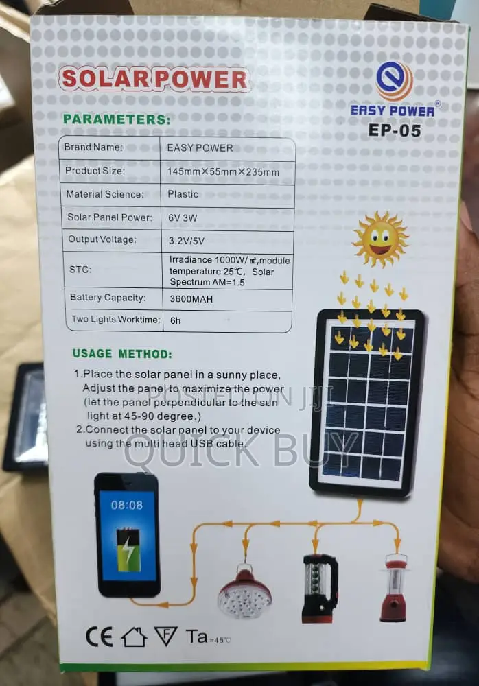 6v-3w EP 05 Solar Power