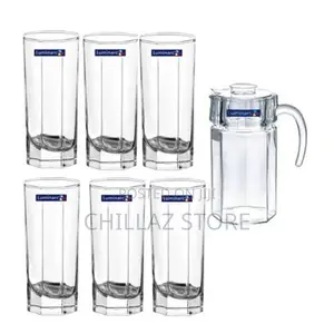 Luminarc Octim 1 Jug and 6 Glasses Juice /Water Set-