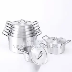 7pcs - Multipurpose Aluminium Cooking Saucepans/ Dishes